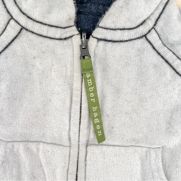 Amber Hagen double sided boy sweater with motorcycle - Picture 4 of 5